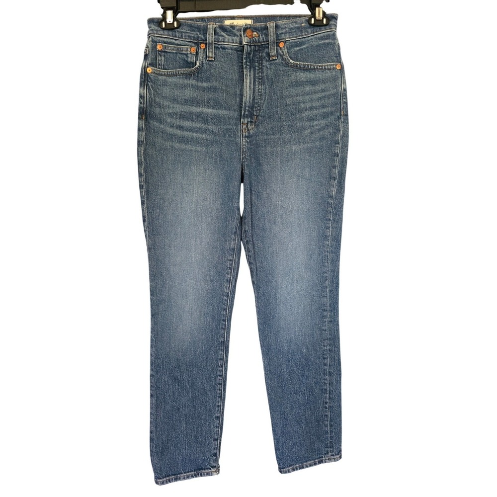 Madewell The Perfect Vintage Jean High Rise Tapered Medium Wash Denim Size 28